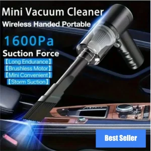 Handheld Car Vacuum Cleaner 3-in-1 USB Rechargeable Blower Portable