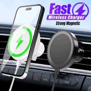 15W Magnetic Wireless Car Charger Air Vent Phone Holder Mount For MagSafe iPhone