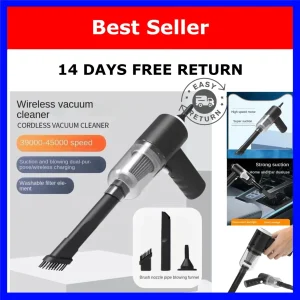 Portable Handheld Car Vacuum Cleaner Cordless Blower Compact