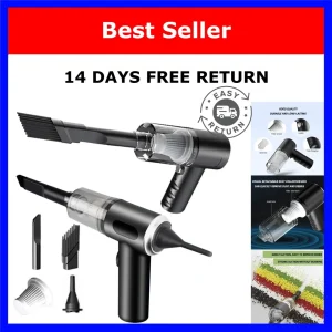 Cordless Handheld Car Vacuum Cleaner 120W USB Rechargeable HEPA Filter