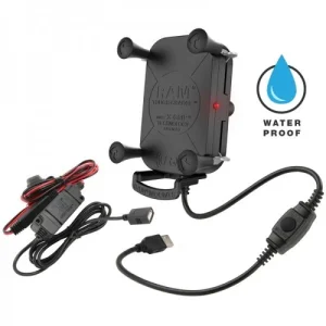RAM Mount Tough-Charge Wireless Cradle with Hardwire Charger RAM-HOL-UN12WB-V7M